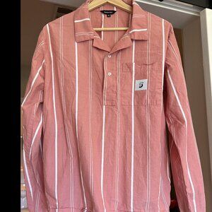 Standard Cloth mens lightweight striped shirt